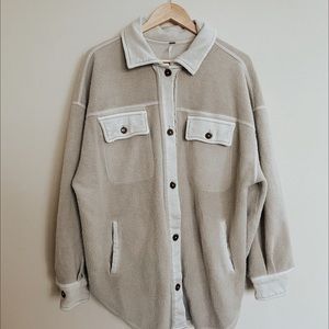 free people ruby jacket in stone